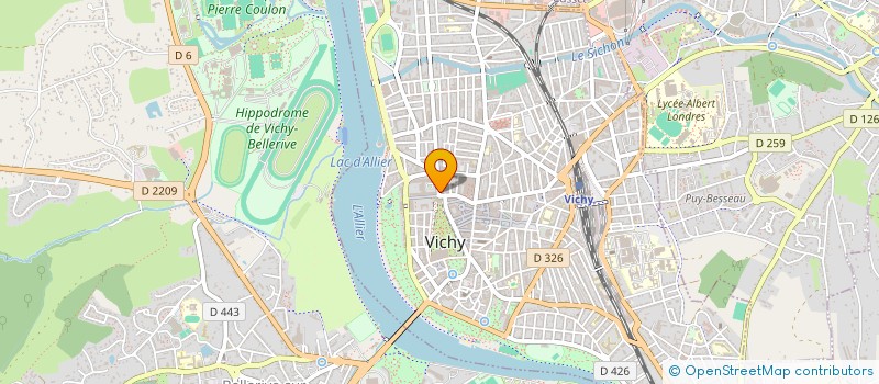 localisation de l'entreprise MONSIEUR GUILLAUME FAYANT à VICHY