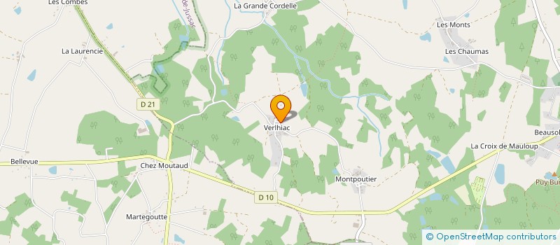 localisation de l'entreprise MONSIEUR GUILLAUME FEIFER  COGNAC-LA-FORET