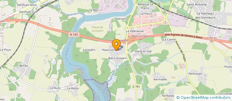 localisation de l'entreprise MONSIEUR GUILLAUME FEITLER  HENNEBONT