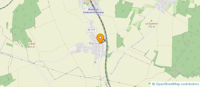 localisation de l'entreprise MONSIEUR GUILLAUME FELIX  BACOUEL