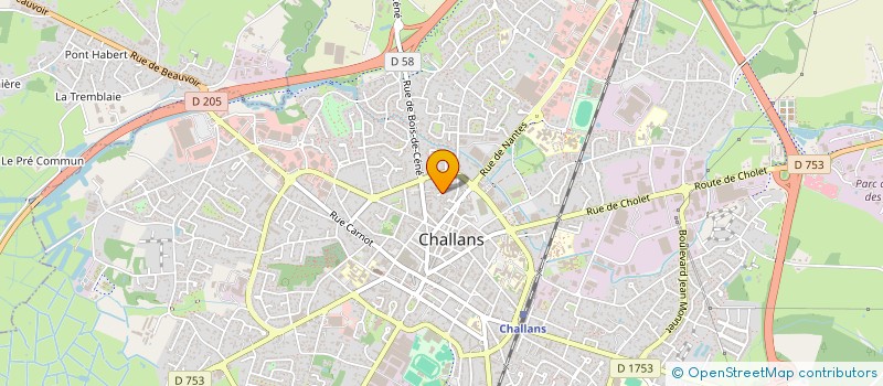 localisation de l'entreprise MONSIEUR GUILLAUME FENASSE à CHALLANS