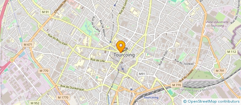 localisation de l'entreprise MONSIEUR GUILLAUME FENGER  TOURCOING