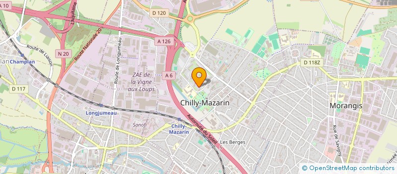 localisation de l'entreprise MONSIEUR GUILLAUME FENOT  CHILLY-MAZARIN