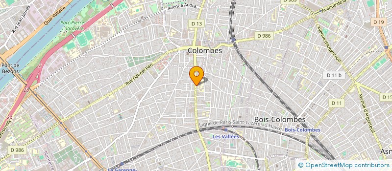 localisation de l'entreprise MONSIEUR GUILLAUME FERCKEN à COLOMBES