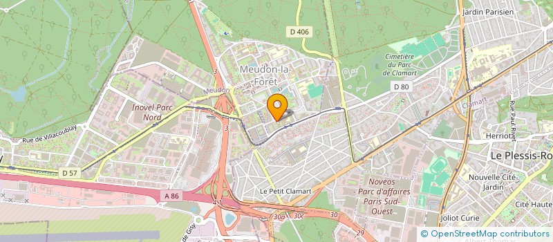 localisation de l'entreprise MONSIEUR GUILLAUME FERIAUT  MEUDON
