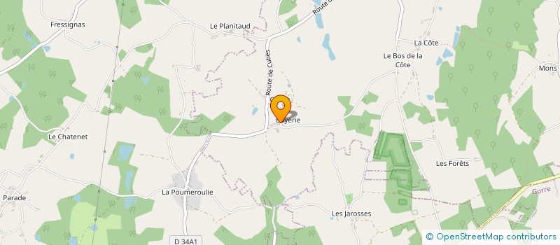 localisation de l'entreprise MONSIEUR GUILLAUME FERNANDEZ  SAINT-LAURENT-SUR-GORRE