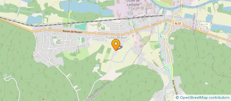 localisation de l'entreprise MONSIEUR GUILLAUME FERNANDEZ  TROSLY-BREUIL