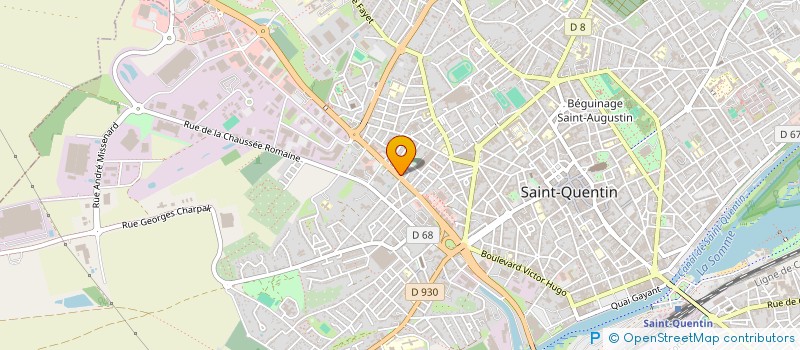 localisation de l'entreprise MONSIEUR GUILLAUME FERNET  SAINT-QUENTIN
