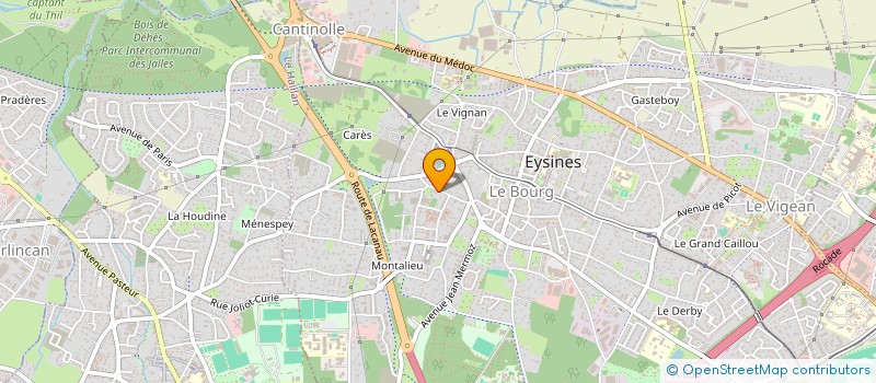 localisation de l'entreprise MONSIEUR GUILLAUME FERRAN  EYSINES