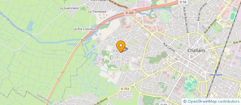 localisation de l'entreprise MONSIEUR GUILLAUME FERRE à CHALLANS