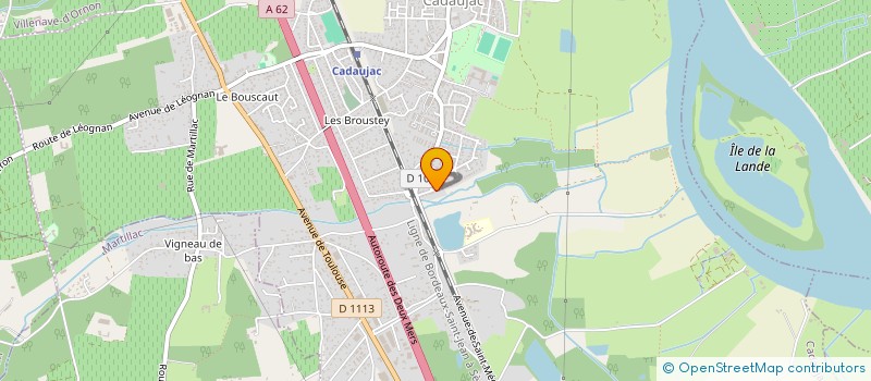 localisation de l'entreprise MONSIEUR GUILLAUME FERRER  CADAUJAC