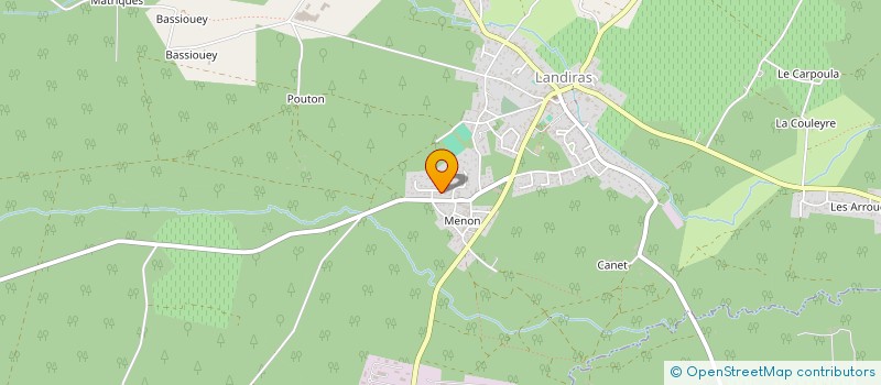 localisation de l'entreprise MONSIEUR GUILLAUME FERRIERE  LANDIRAS