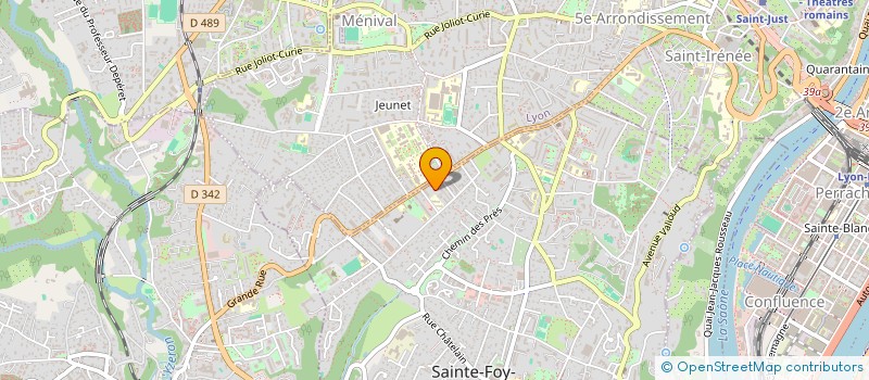 localisation de l'entreprise MONSIEUR GUILLAUME FESSY  SAINTE-FOY-LES-LYON