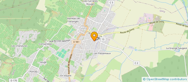 localisation de l'entreprise MONSIEUR GUILLAUME FICHOT à GIVRY