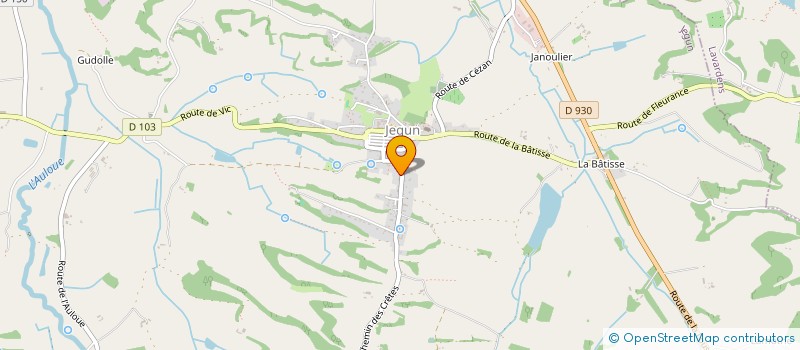 localisation de l'entreprise MONSIEUR GUILLAUME FIEFVET  JEGUN