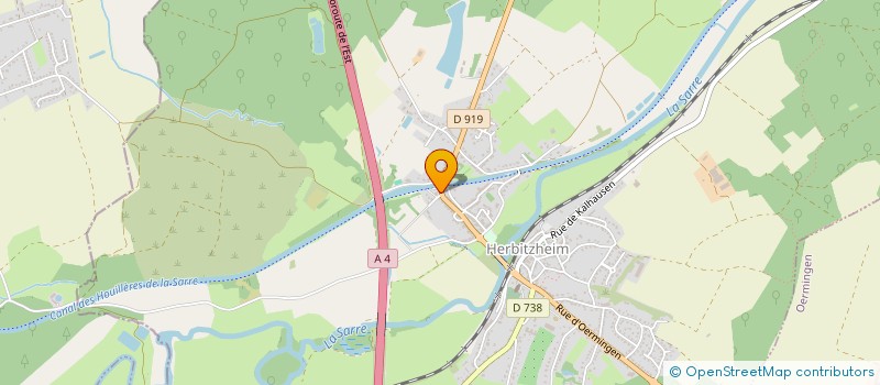 localisation de l'entreprise MONSIEUR GUILLAUME FIERLING  HERBITZHEIM