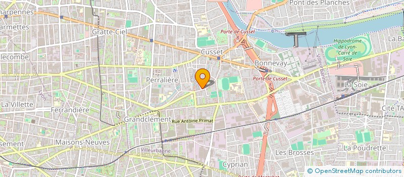 localisation de l'entreprise MONSIEUR GUILLAUME FILLARD  VILLEURBANNE