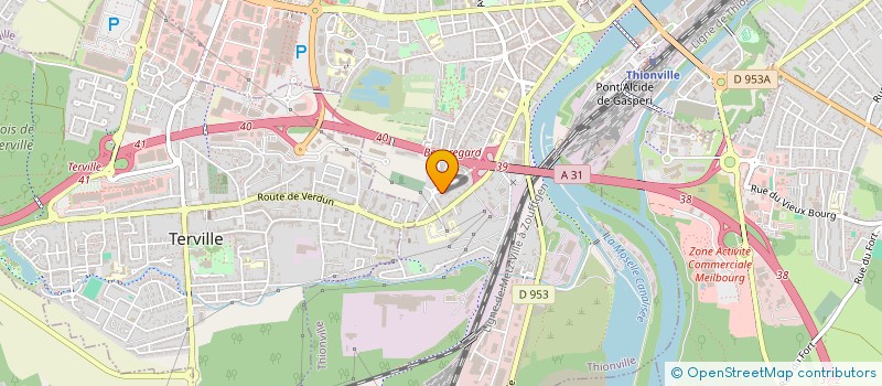 localisation de l'entreprise MONSIEUR GUILLAUME FILSTROFF  THIONVILLE