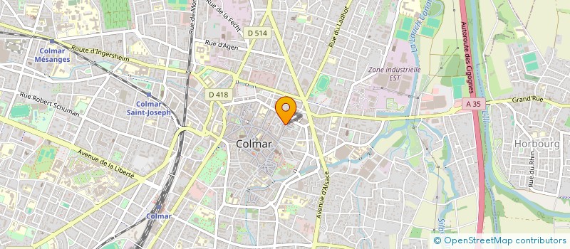 localisation de l'entreprise MONSIEUR GUILLAUME FISCHER  COLMAR