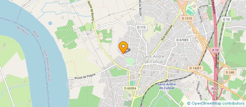 localisation de l'entreprise MONSIEUR GUILLAUME FIX  SAINT-ANDRE-DE-CUBZAC