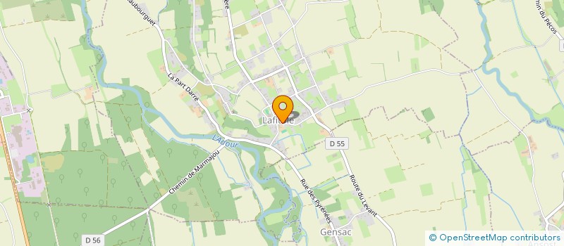 localisation de l'entreprise MONSIEUR GUILLAUME FLAVIGNY  ARENGOSSE