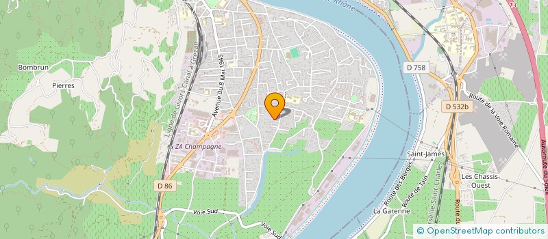 localisation de l'entreprise MONSIEUR GUILLAUME FLEURET à TOURNON-SUR-RHONE