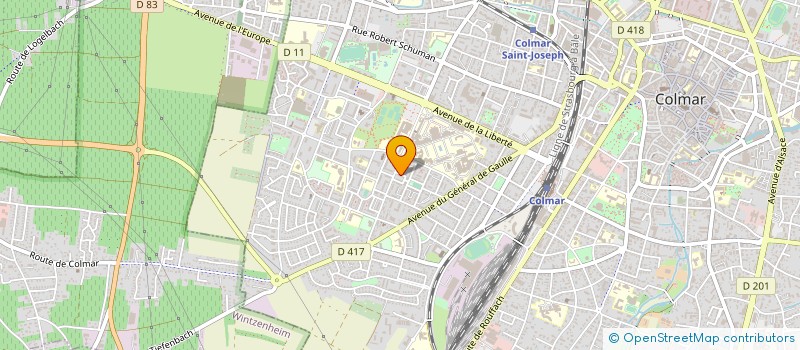 localisation de l'entreprise MONSIEUR GUILLAUME FOELLNER  COLMAR