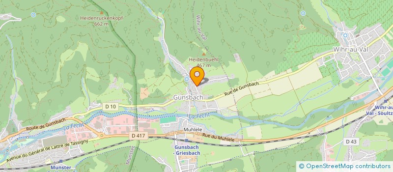 localisation de l'entreprise MONSIEUR GUILLAUME FOERSTER  GUNSBACH