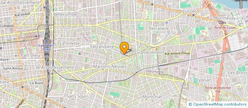 localisation de l'entreprise MONSIEUR GUILLAUME FONTAN  VILLEURBANNE