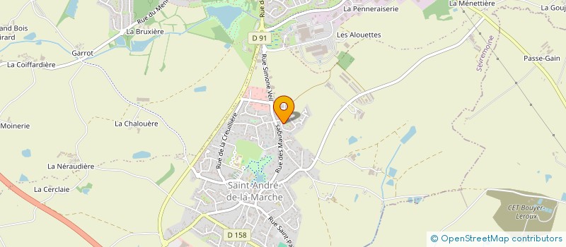 localisation de l'entreprise MONSIEUR GUILLAUME FONTENEAU à SEVREMOINE