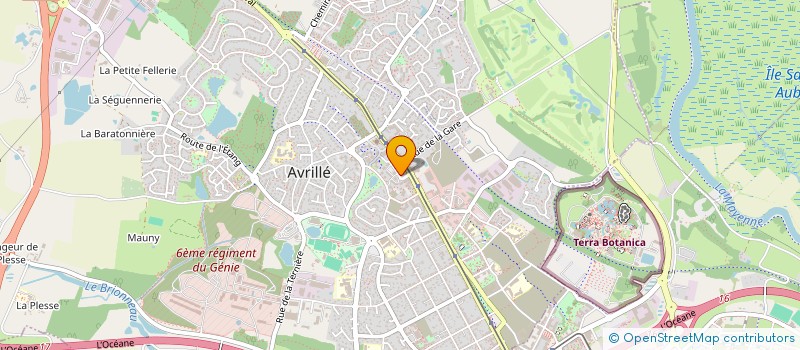 localisation de l'entreprise MONSIEUR GUILLAUME FORGET  AVRILLE