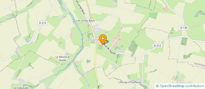 localisation de l'entreprise MONSIEUR GUILLAUME FORMENTIN  LA CAINE