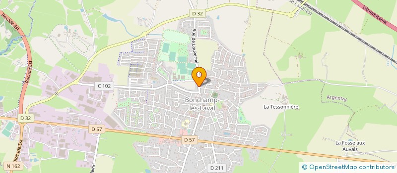 localisation de l'entreprise MONSIEUR GUILLAUME FOUBERT  BONCHAMP-LES-LAVAL