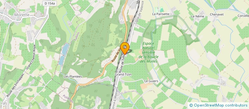 localisation de l'entreprise MONSIEUR GUILLAUME FOUILLET à TULLINS