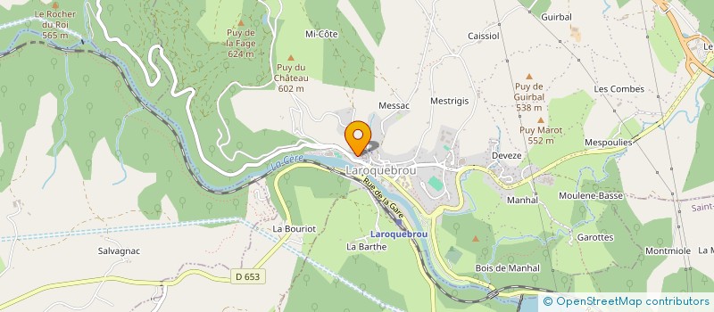 localisation de l'entreprise MONSIEUR GUILLAUME FOURNIER à LAROQUEBROU