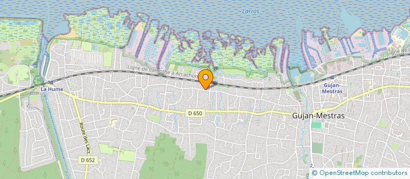 localisation de l'entreprise MONSIEUR GUILLAUME FRANCHET  GUJAN-MESTRAS