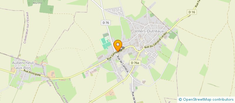 localisation de l'entreprise MONSIEUR GUILLAUME FRANCOIS à VILLERS-OUTREAUX