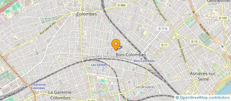 localisation de l'entreprise MONSIEUR GUILLAUME FRANCOIS à BOIS-COLOMBES