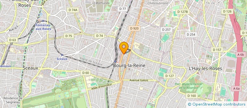 localisation de l'entreprise MONSIEUR GUILLAUME FRANCOIS à BOURG-LA-REINE
