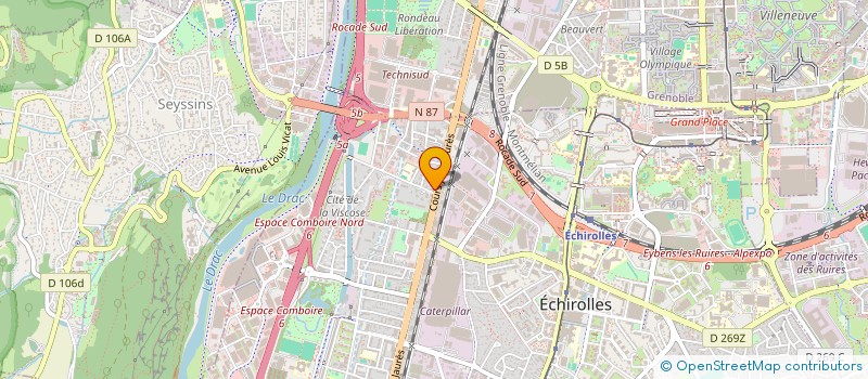 localisation de l'entreprise MONSIEUR GUILLAUME FRANCOIS  ECHIROLLES