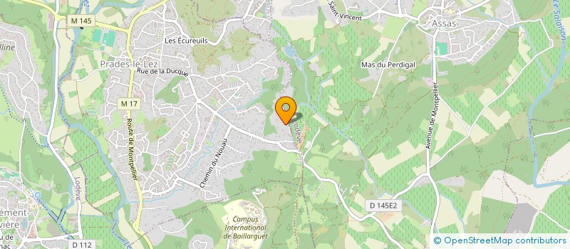 localisation de l'entreprise MONSIEUR GUILLAUME FRANCOIS FOURCADE-CANCELLE à PRADES-LE-LEZ