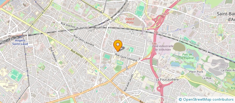localisation de l'entreprise MONSIEUR GUILLAUME FRANQUEVILLE à ANGERS
