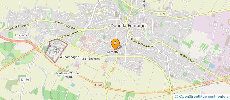 localisation de l'entreprise MONSIEUR GUILLAUME FRAPPREAU à DOUE-EN-ANJOU