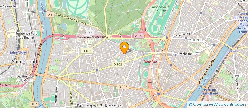 localisation de l'entreprise MONSIEUR GUILLAUME FRAUD à BOULOGNE-BILLANCOURT