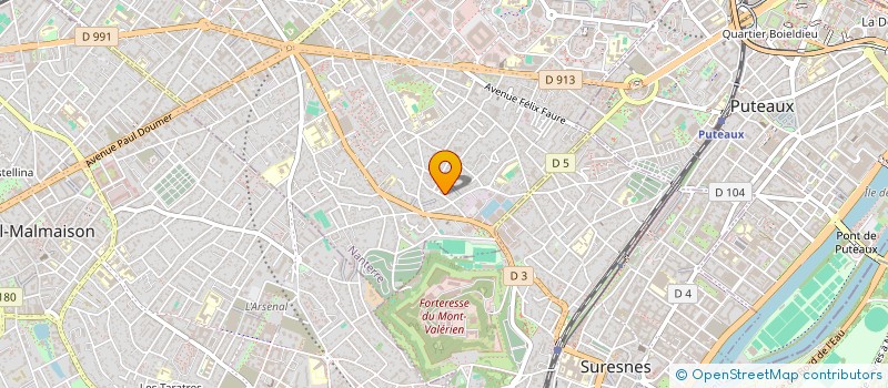 localisation de l'entreprise MONSIEUR GUILLAUME FRENEUIL  NANTERRE