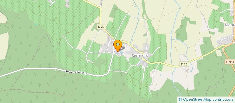 localisation de l'entreprise MONSIEUR GUILLAUME FRESNE  SERMIERS