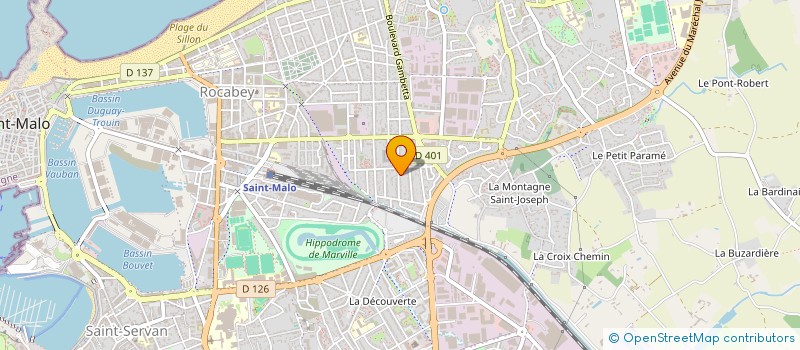 localisation de l'entreprise MONSIEUR GUILLAUME FRESNEAU  SAINT-MALO