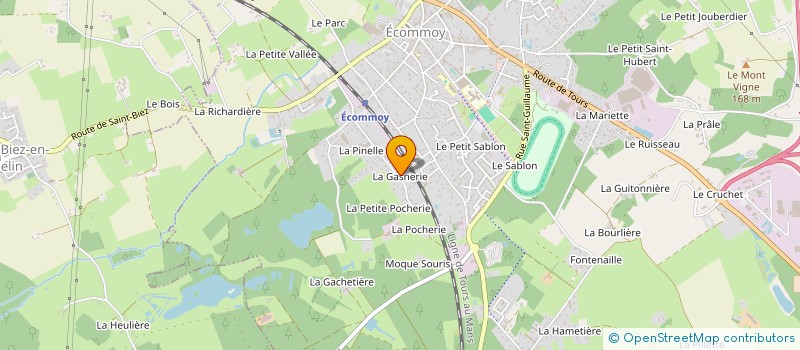 localisation de l'entreprise MONSIEUR GUILLAUME FRESNEAU à ECOMMOY