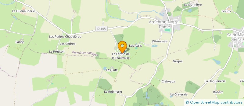 localisation de l'entreprise MONSIEUR GUILLAUME FREULON  BIERNE-LES-VILLAGES