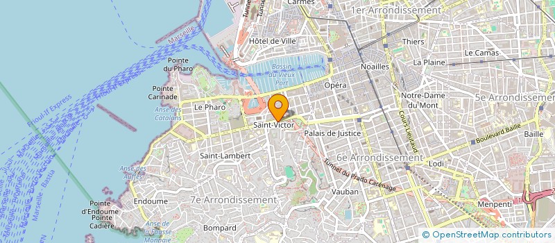 localisation de l'entreprise MONSIEUR GUILLAUME FREYBURGER  MARSEILLE